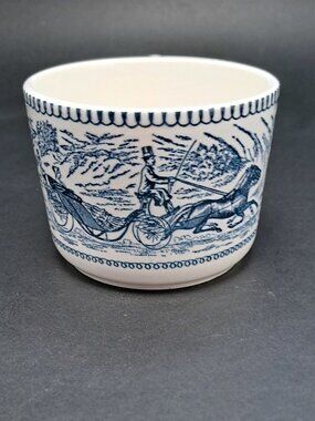 Vintage Currier & Ives Horse and Buggy Cup